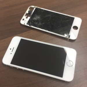 iPhoneSEの画面割れ修理