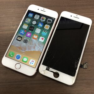 iPhone6s パネル交換 ヒビ割れ
