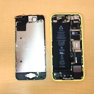 上越市 iPhone５ｃ バッテリー交換