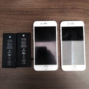 iPhone 6s バッテリー交換 2台 経年劣化  長野市 アイフォン 携帯電話