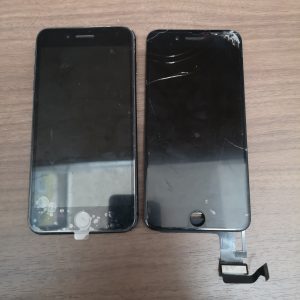 iPhone 8+ 液晶交換  ガラス破損 タッチ不良 液晶漏れ 長野市 アイフォン 携帯電話 携帯修理