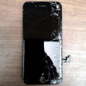 iPhone 7 液晶・パネル交換 ガラス破損 液晶不良 ブラック 黒 長野市 アイフォン 携帯電話 携帯修理