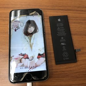 iPhone6S バッテリー交換