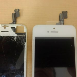 上越市 iPhone5S 液晶交換