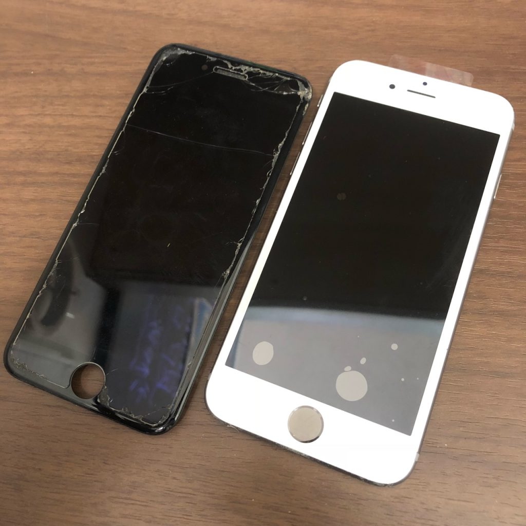 iPhone6s 液晶修理 液漏れパネル交換 上田市