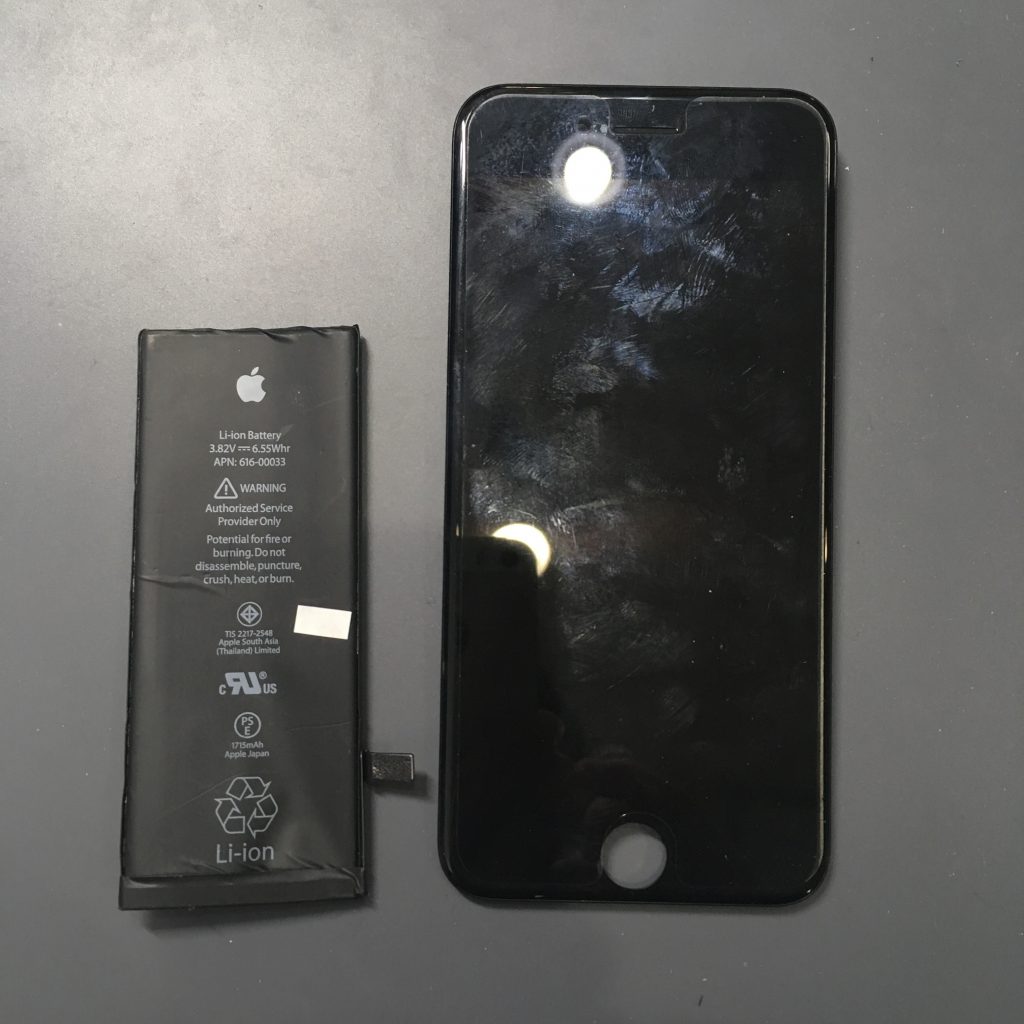 iPhone6 フロントパネル&バッテリー交換