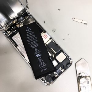 iPhone5s　バッテリー交換