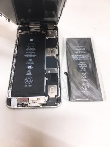 iphone6splus バッテリー交換