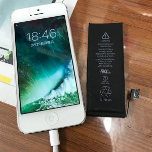 iPhone5 バッテリー交換