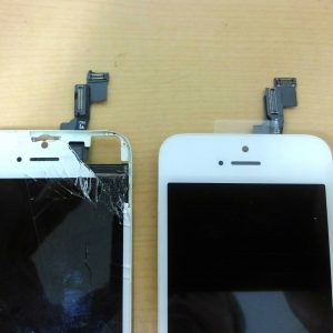 妙高市 iPhone5S 液晶交換