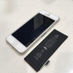 iPhone５　バッテリー交換