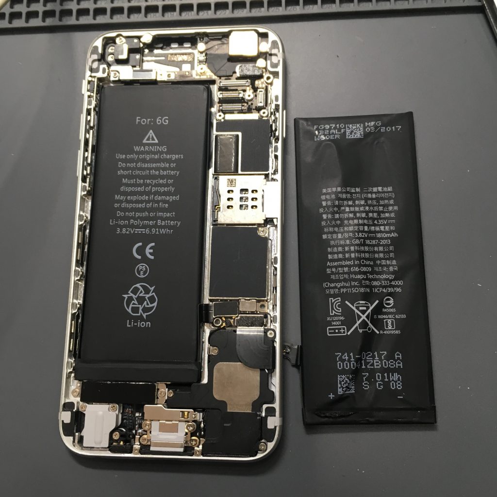 iPhone6 バッテリー交換