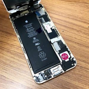iPhone6plus　バッテリー交換