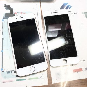 iPhone8 ガラスパネル交換