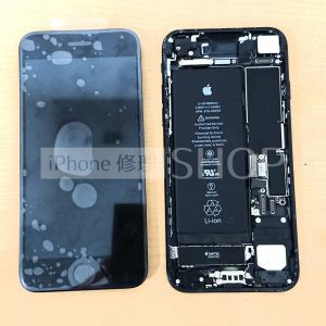 上越店 iPhone7 フロントパネル交換