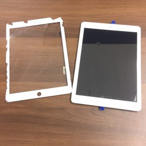 iPadAirフロントガラス修理