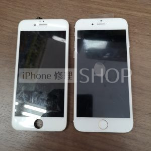 iPhone  6 パネル交換 液晶交換 長野市 ドンキホーテ 高田 ホワイト 白