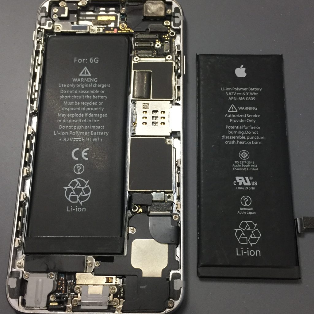 iPhone6 バッテリー交換