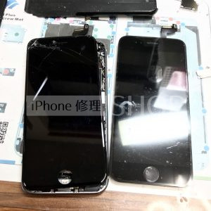 iPhone6s　ガラスパネル交換