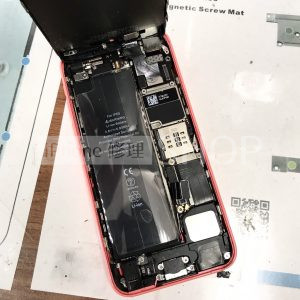 iPhone5c　バッテリー交換
