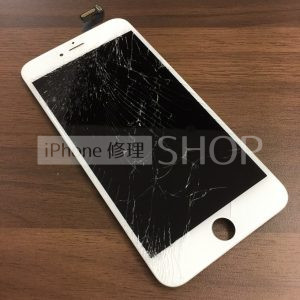iPhone6SPlusのフロントガラス修理