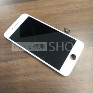 iPhone8のフロントガラス修理