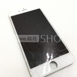 iPhone  6S　画面割れ　フロントパネル交換