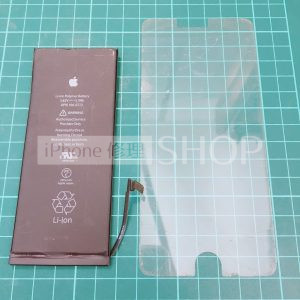 iPhone6Pバッテリー交換＆強化ガラス貼付