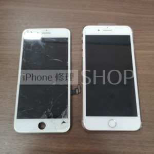 iPhone 7+ ホワイト パネル・液晶・パーツ交換 画面割れ・画面修理 iPhone・スマートフォン・スマホ・携帯修理 ドンキホーテ 高田 長野市 長野県