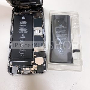 iphone6s バッテリー交換