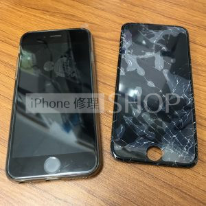 iPhone6　ガラスパネル交換