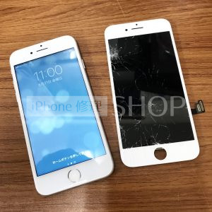 iPhone7　ガラスパネル交換