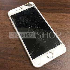 iPhone6フロントガラス修理