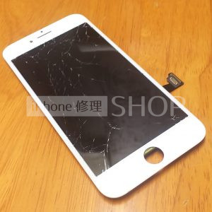 iPhone8のフロントガラス修理