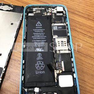 iPhone5c　水没修理
