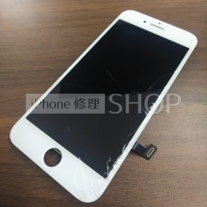 iPhone8フロントガラス修理