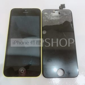 iphone5Cパネル交換