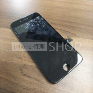 iPhone7フロントガラス割れ修理