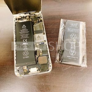 iphone5 バッテリー交換