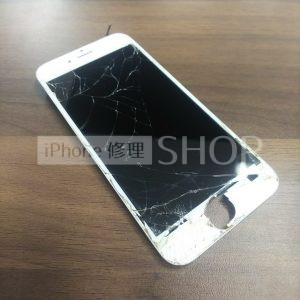 iPhone6ガラス割れ修理