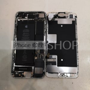 iPhone 8 ホワイト パネル・液晶 パーツ交換 画面割れ 画面修理 iPhone スマートフォン スマホ 携帯修理 川口市 西川口