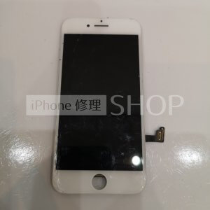 iPhone 7 ホワイト パネル・液晶 パーツ交換 画面割れ 画面修理 iPhone スマートフォン スマホ 携帯修理 東京都 御徒町