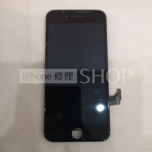 iPhone 8 ブラック 液晶 パネル・液晶 パーツ交換 画面割れ 画面修理 iPhone スマートフォン スマホ 携帯修理 埼玉県 滑川町