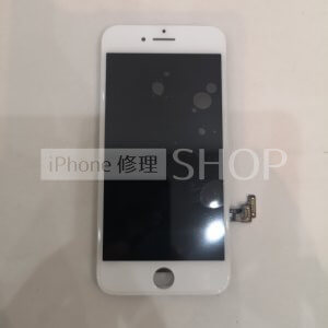 iPhone 8 ホワイト パネル・液晶 パーツ交換 画面割れ 画面修理 iPhone スマートフォン スマホ 携帯修理 東京都 御徒町
