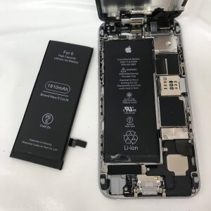 iPhone6 バッテリー交換