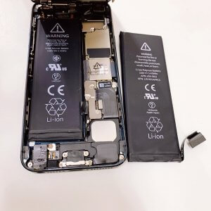 iphone5 バッテリー交換＆初期化