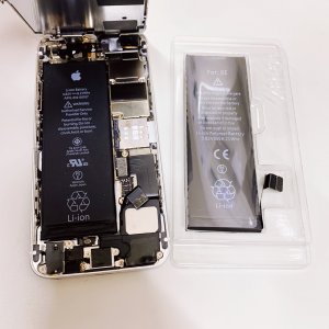 iphone SE バッテリー交換