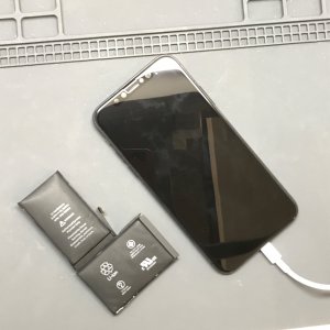 iPhone X バッテリー交換