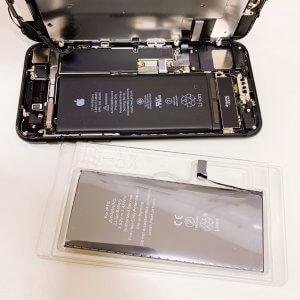 iPhone7 バッテリー交換
