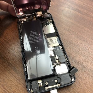 iPhone5バッテリー交換